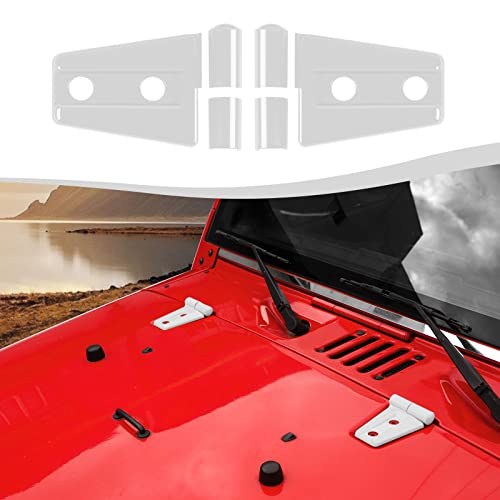 Kit de cubierta de bisagra de capó en color blanco para Jeep JKU JK
