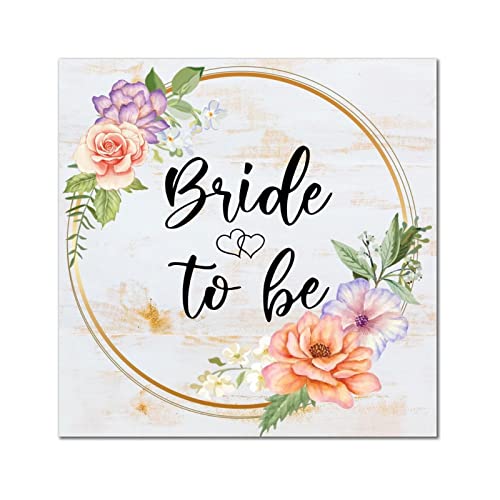 Bride to Be plaque murale en bois pour décorer votre fête de fiançailles