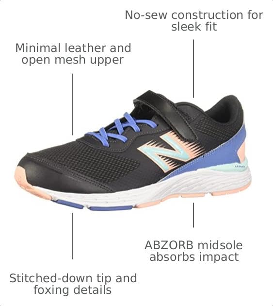 Image of New Balance Kids' 680 V6 Hook and Loop Running Shoe