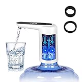 Batería recargable USB: batería recargable incorporada de 1200 mAh. Se puede usar durante 30-40 días o alrededor de 4-6 botellas de agua cuando está completamente cargada. No es necesario recargar todos los días.