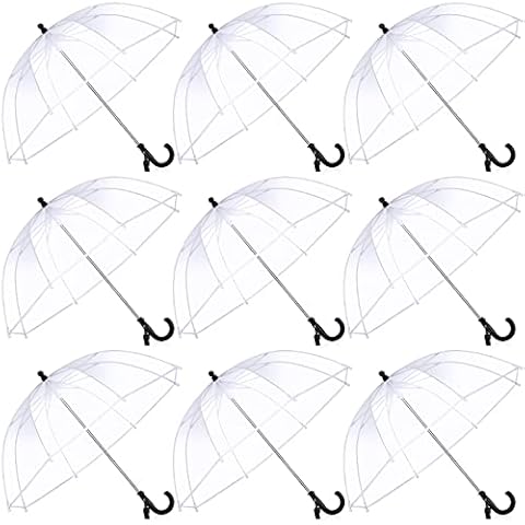 Kacctyen 9 Pcs Kids Clear Umbrella Cover