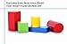 Cubbie Lee Premium Wooden Building Blocks Set - 100 pc for Toddlers Preschool Age - Classic Hardwood Plain & Colored Small Wood Block Pieces for Boys & Girls - Classic Build & Play Toy