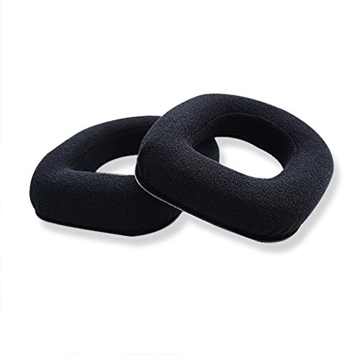 For Astro A10 A20 A40 A50 Gaming Headset Sponge Sleeve Anti-Drop Anti-wear Flannel Earmuffs, Black miniatura 1
