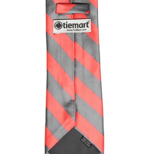 Image of tiemart Men's Striped Tie Standard Length