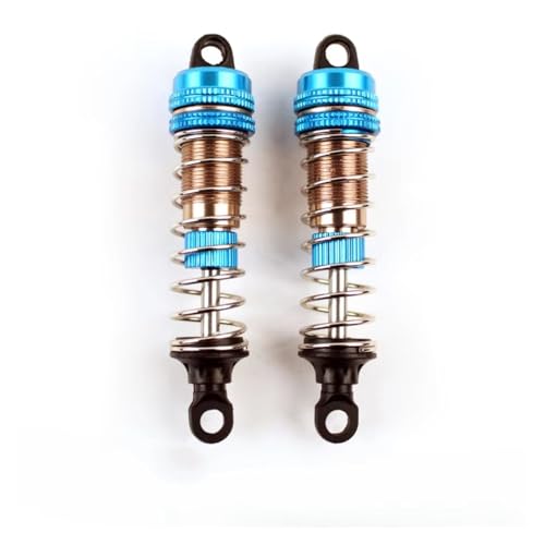 Amortisseur RC crawler SCY 1:12 réglable bleu pour éviter les rebonds