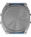 Timex Unisex T80 Steel 36mm Watch - Blue Strap Digital Dial Stainless Steel Case