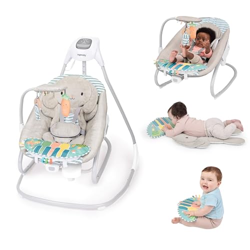 Ingenuity Grow with Me SimpleComfort Piano Playtimen Baby Swing & Rocker - image 1