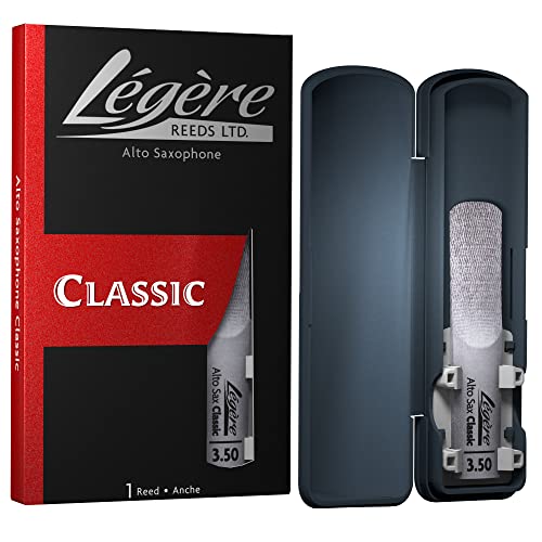 L&eacute;g&egrave;re Reeds - Alto Saxophone Reed, Classic, Strength 3.50 (AS3.50) - Easy-playing, Durable...