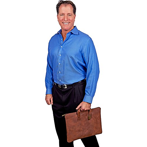 Claire Chase Folio with Handle, Rustic Brown, One Size4