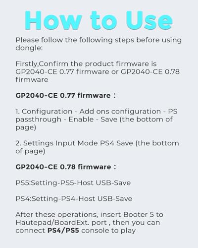 Image of Sehawei Booter5 Dongle Adapter for Haute 42 Pad /Haute 42 Board, Arcade Stick Controller Converter for PS5 /PS4 Console Fighting Game (Grey)