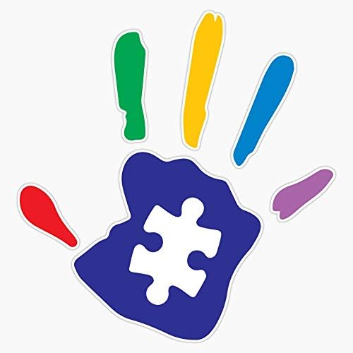 6-Pack Autism Car Stickers - 5 Inch Awareness Decals, UV Protected & Weather Resistant