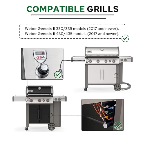 67532 & 67533 Universal Igniter Kit for Weber GS4 Genesis II 330/335 & 430/435 Part, 6-Outlet Ignition System for Weber Genesis II GS4 Grill Part, as E/S-330 335 430 435 Grill Starter Replacement Part by WEMEIKIT - Image 2