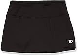Wilson Mädchen G Team 11 Zoll Skirt Tennis-Rock, Schwarz, Größe: M