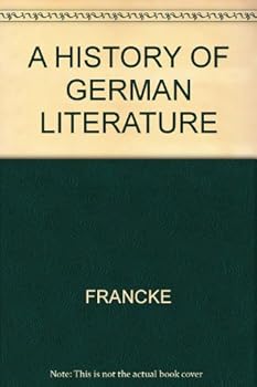 Hardcover A History of German Literature Book