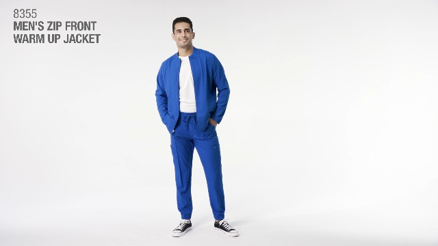 Amazon.com: WonderWink W123 Men's Zip Front Warm Up Scrub Jacket