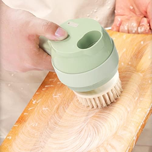 4 in 1 Electric Vegetable Cutter Set Handheld Garlic Slicer Multifunctional Food Chopper Portable Rechargeable Vegetables Mincer for Garlic Pepper Onion Celery Ginger Meat