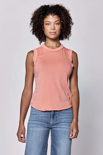 DEAR JOHN Zo High Banded Neck Sleeveless Women's Tank2