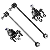 SCITOO 4pcs Front Suspension Kit Sway Bar Link Lower Ball Joint Fit 2005-2018 For Vw for Jetta 2012-2016 For Vw for Passat 2010-2014 For Vw for Golf