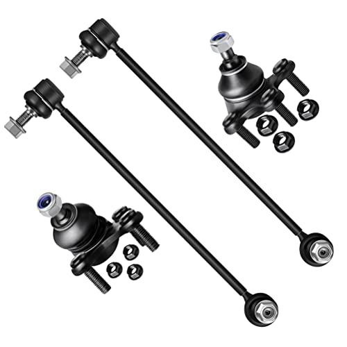 SCITOO 4pcs Front Suspension Kit Sway Bar Link Lower Ball Joint Fit 2005-2018 For Vw for Jetta 2012-2016 For Vw for Passat 2010-2014 For Vw for Golf