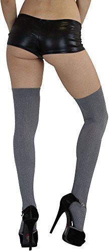 Image of ToBeInStyle Women's Over The Knee Knit Thigh High Warm Socks