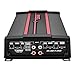 DS18 CANDY-X4B Car Amplifier 4-Channel Class D, 1600W Peak Power RMS, 4 x 120W at 4 Ohm, 4 x 200W at 2 Ohm, and 2 x 350W at 4 Ohm Bridge - Compact Size, fits into Any Vehicle
