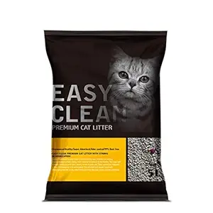 KITTY FLEX Puppy Easy Clean Bentonite Cat Litter Fresh Scented (Lemon, 5L)