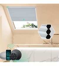 Amazon.co.jp: Yoolax 電動 ハニカムシェード 天窓専用 セルラー