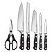 Wusthof Classic 7 Piece Slim Knife Set with Acacia Block