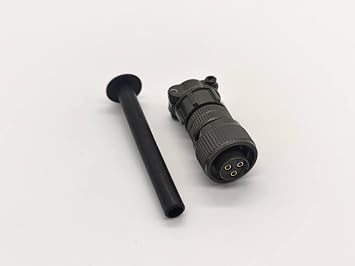 Elecbee MS3106A10SL-3S 3Pin16 Solder Socket Straight Plug Metal Circular Connector