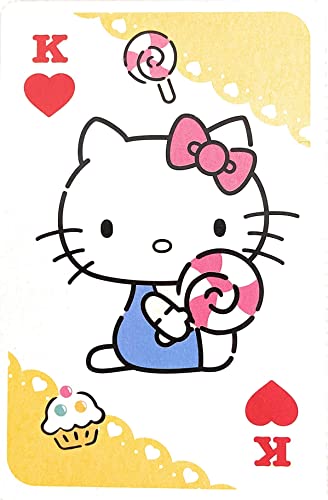 Sanrio Characters Playing Card Hello Kitty, Little Twin Stars, My Melody, Cinnamoroll, Pompompurin, Pochacco 3.5in x 2.4in x 0.7in with Paper case