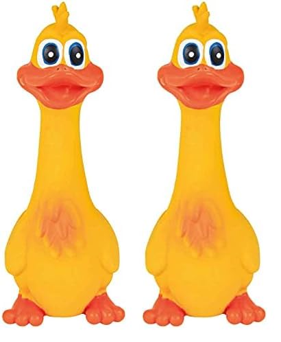 TRIXIE, Hund, 35474 Ente, Tierstimme, Latex/Polyestervlies, Alle Größen, 18 cm (Packung mit 2)