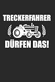  Treckerfahrer dürfen das: Landwirt & Bauer Notizbuch 6\'x9\' Gepunktet Geschenk für Dorfkind & Traktor Liebhaber