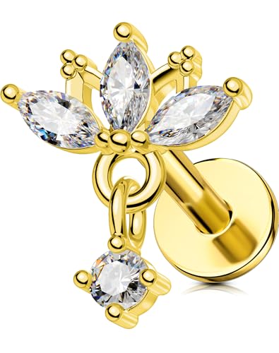 OUFER Body Piercing 16G 316L�X�e�����X�| �C���i�[�l�W���O�s�A�X �{�f�B�s�A�X�W���G���[ �O/����/����/���b��/��p �j�����p ���u���b�g�X�^�b�h Labret Lip Helix Tragus Piercing Stud