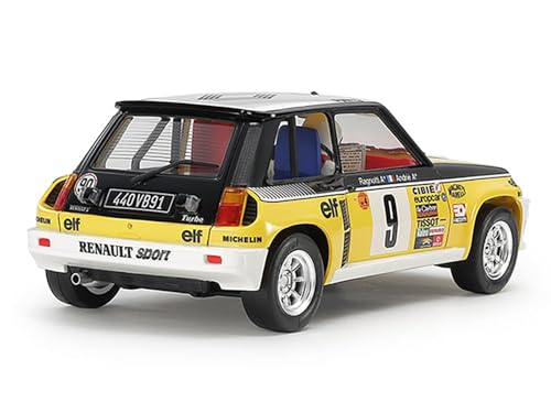 Kit Modelo Renault 5 Turbo 1975 Rally 1:24 Tamiya miniatura 3
