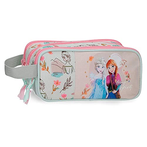 Disney Strong Spirit Estuche Triple Multicolor 22X10X9 Cms Poliéster