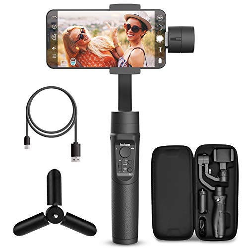 Hohem 3-Axis Gimbal Stabilizer for iPhone Smartphone Vlog Youtuber Live Video Record