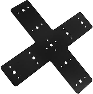 Housoutil Cross Shape Mending Plate Mending Plate Iron Cross Brace Cross Bracket Wall Bracket