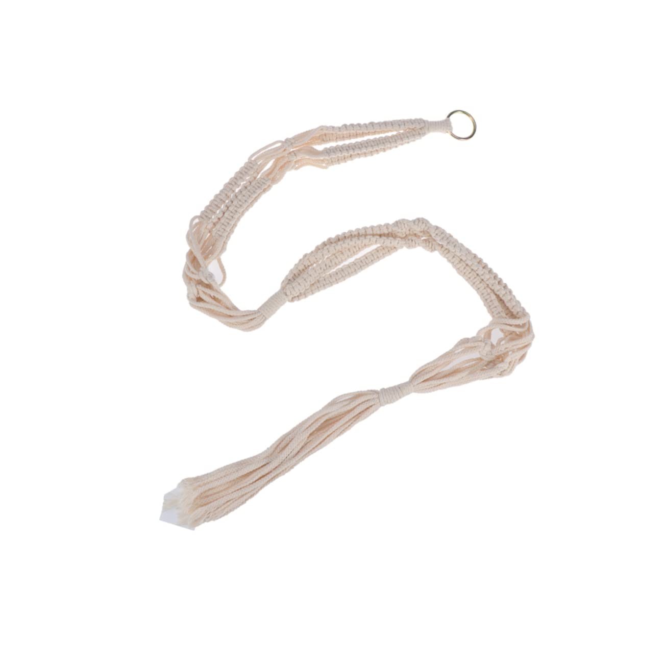 INOOMP 2 Eleganti Ganci Per Piante in Cotone Macramè Decorazione Da Parete Per La Casa Per Esterni Ganci Per Soffitti E Vasi.