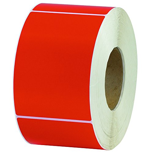Étiquettes transfert thermique rouge Aviditi 10x15 cm pour trier vos colis