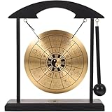 Cabilock Zodiac Gong Desktop Ornament Legierung Kreatives Gong Handwerk Schreibtischdekoration Für Zuhause Stabile Deko