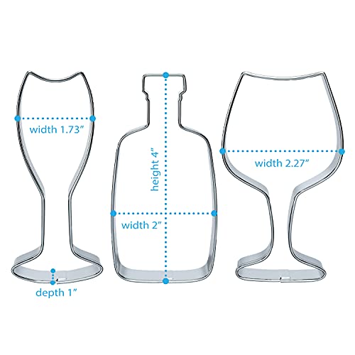 Bakerpan 02087 Stainless Steel Wine Glass Cookie Cutter thumb #2