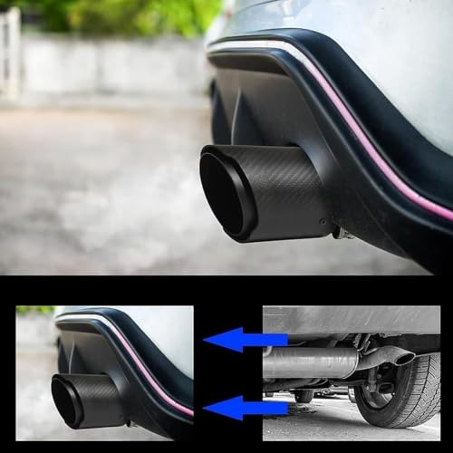Cola de escape coche para VW Tiguan boquilla embellecedora para viajes en familia 5