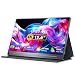 UPERFECT Portable Monitor 4K 15.6 Zoll mit 3840 * 2160 UHD IPS Display HDMI USB C OTG Matter Bildschirm für PC Laptop Handy PS4/5 Xbo Switch Fotografen Videoeditoren, Metallgehäuse, VESA-kompatibel