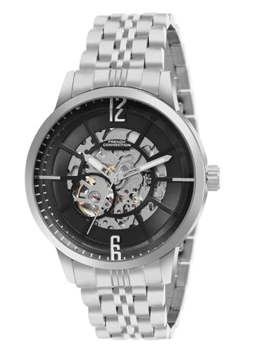 French Connection Men Automatic Black Dial Watch FCA20SM - Image 3