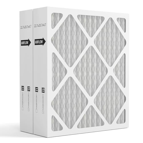 welnek FLRQB5AH23M11 22.7x20.7x4.7 Air Filter Merv 13 Compatible with trane and envirowise Air Filter for HVAC Systems and Home Air Conditioning 2Pack