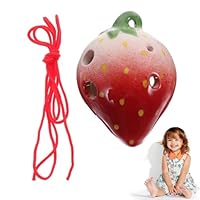 Erdbeere Ocarina 6-Loch,Erdbeere Okarinas,Ocarina Kinder,Ocarina Instrument,Mini Ocarina,Ocarina 6 Loch Kinder,Geschenke für Kinder