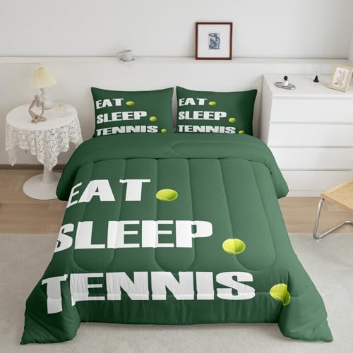 Image of Feelyou Tennis Comforter Set Full Size Bedding Set for Girls Boys