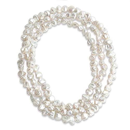 Secret & You Collar de Perlas de Mujer Cultivadas de Agua Dulce...