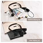 EASYFUN Mesh Pouch, Make up Bag with Zipper Cosmetic Organizer Pouch for Daily or Travel to Keep Small Items, 4 PCS Black - Image 4