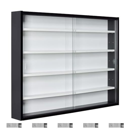 Links Collecty 99800800 - Vitrina de coleccionista ( 80 x 9,5 x 60 cm), color blanco y negro | Ya disponible en tu tienda friki favorita! En mundofriki.es!